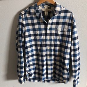 H&M Men’s M Button up Shirt in Blue and Navy check